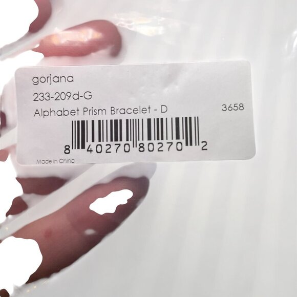 Gorjana Alphabet Prism Bracelet – D (NWT, $45 Retail) - Picture 4 of 5